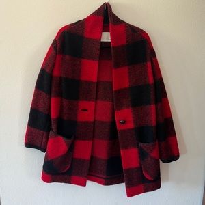 Wilfred Free buffalo check jacket